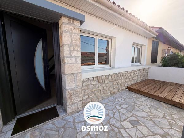 Maison de plain-pied rénovée avec 3 chambres et extérieur !