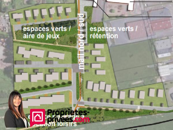Terrain constructible et viabilisé Mably 465 m2