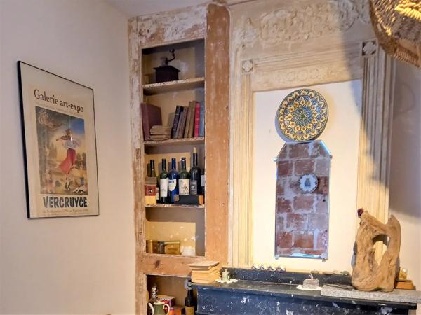 Maison historique avec jardin dans d'un village typique