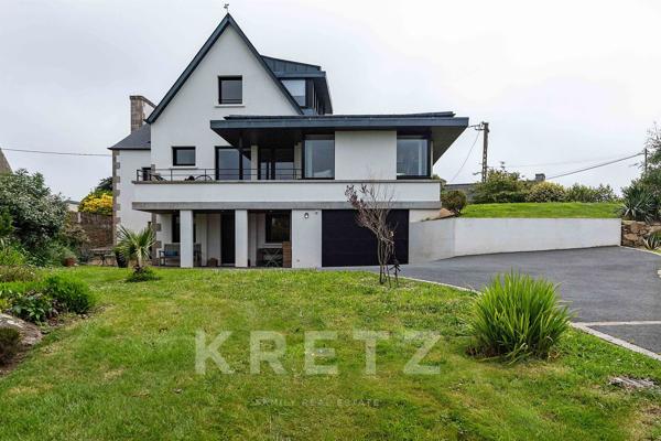 Maison d'architecte vue mer