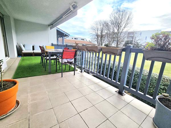 Anglet - Proche Quintaou - Vente T4 au calme avec terrasse 20m²
