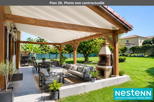 Maison traversante 6 pièces avec jardin sans vis à vis 69150- Décines Charpieu