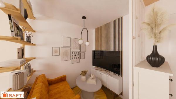 Appartement 2 pièces avec stationnement proche frontière !