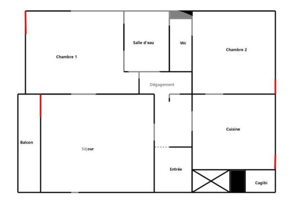 Appartement 3 pièces 67 m2