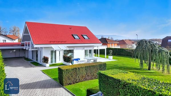 Villa d’Exception à Prévessin-Moëns 01280 – 257 m², Piscine, Sous-Sol Aménagé & Prestations Haut de Gamme