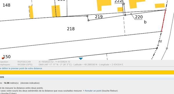 TERRAIN CONSTRUTIBLE DE 1743 M2