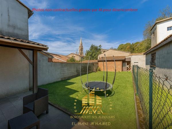 Paillet – Appartement T4 esprit maison avec jardin, terrasse