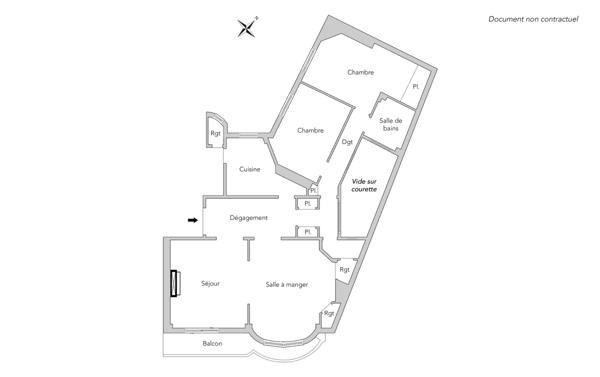 Appartement Paris 7e - MOTTE-PICQUET / CLER