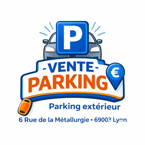 Parking à vendre 12 m² Lyon 3
