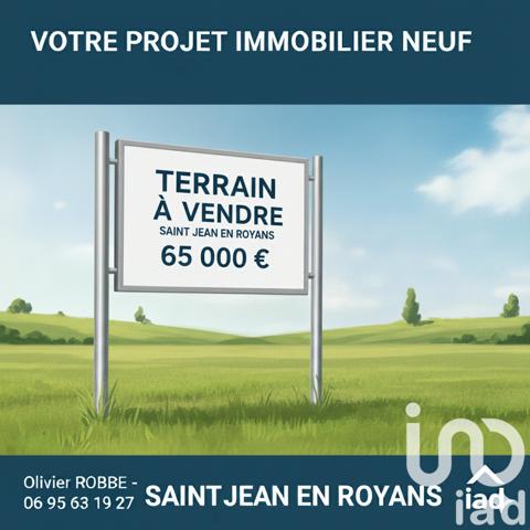 Terrain à vendre 627 m² Saint-Jean-en-Royans