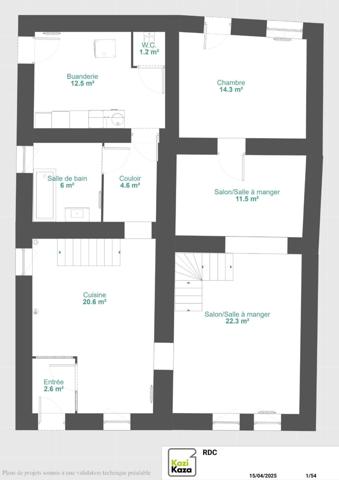 Maison 5ch, avec local activité pro possible