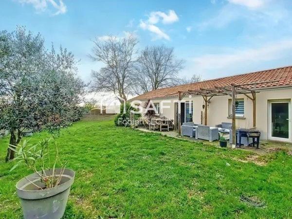 Pavillon économe classe A, plain-pied, 3 chambres, 1 bureau, 1 garage