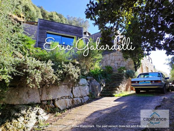 Maison d’architecte bioclimatique 5 pièces — 135 m² — Sainte Lucie de Tallano (20)