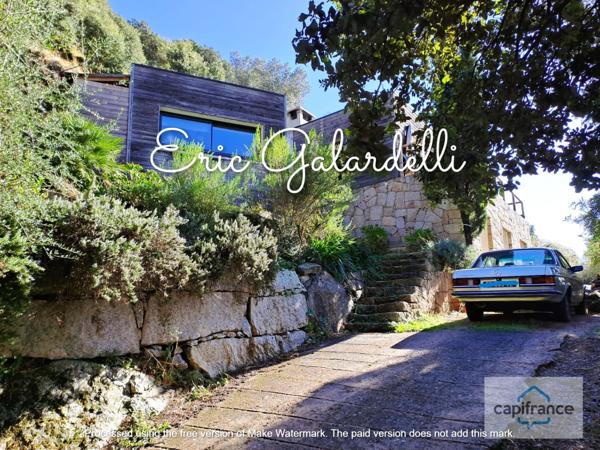 Maison d’architecte bioclimatique 5 pièces — 135 m² — Sainte Lucie de Tallano (20)