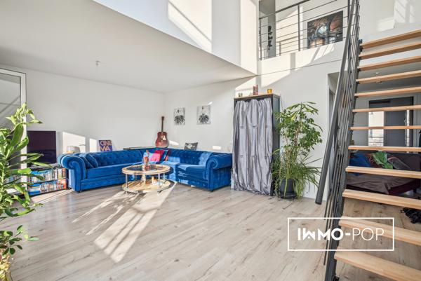 Duplex T4 de 91.51 m² avec parking et 46.53 m² de balcon + 2 terrasses à Gennevilliers