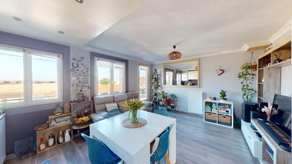 PARAY VIEILLE POSTE - APPARTEMENT 4 PIECES 91,09M2 UTILES 58,78M2 HABITABLE + JARDIN 100M2 ; CALME