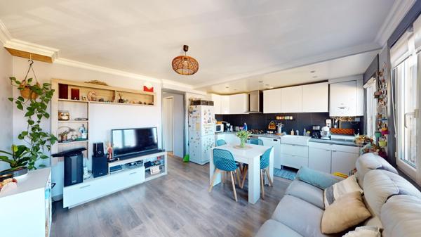 PARAY VIEILLE POSTE - APPARTEMENT 4 PIECES 91,09M2 UTILES 58,78M2 HABITABLE + JARDIN 100M2 ; CALME