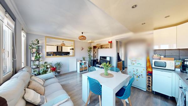 PARAY VIEILLE POSTE - APPARTEMENT 4 PIECES 91,09M2 UTILES 58,78M2 HABITABLE + JARDIN 100M2 ; CALME