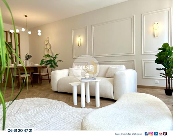 Chalon-sur-Saône (71100) Appartement haut-de-gamme | 60 m² | Centre-ville