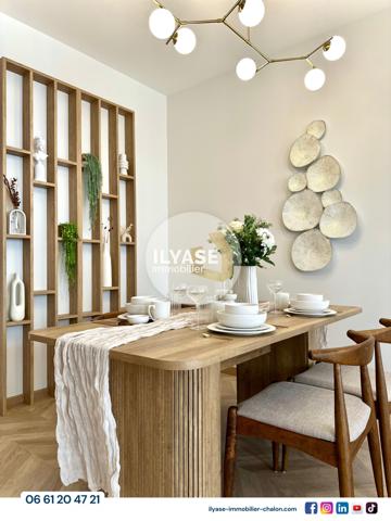 Chalon-sur-Saône (71100) Appartement haut-de-gamme | 60 m² | Centre-ville