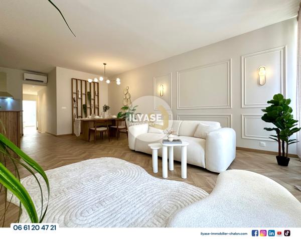 Chalon-sur-Saône (71100) Appartement haut-de-gamme | 60 m² | Centre-ville