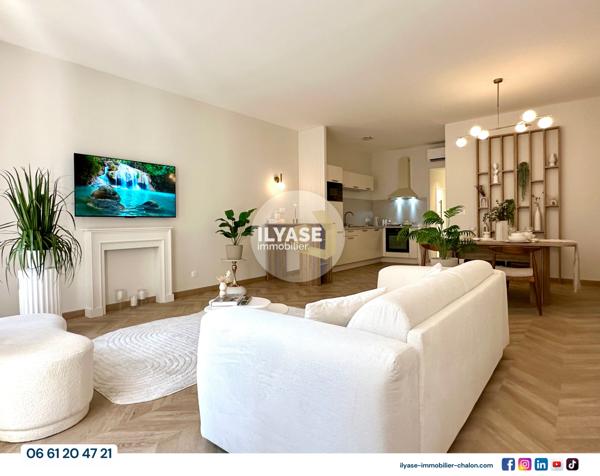 Chalon-sur-Saône (71100) Appartement haut-de-gamme | 60 m² | Centre-ville