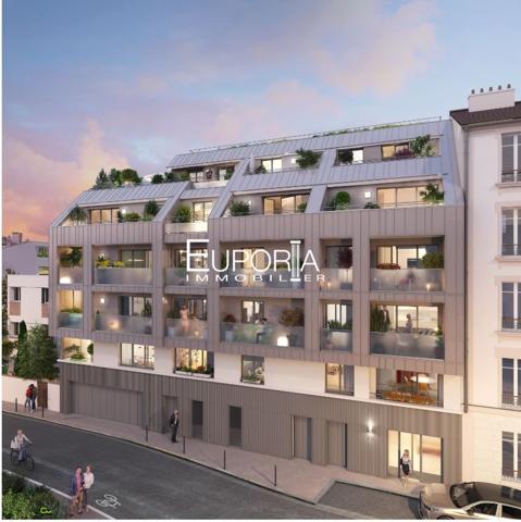Issy-les-Moulineaux – 4 pièces avec séjour/cuisine – 82 m2 – Loggia – Parking