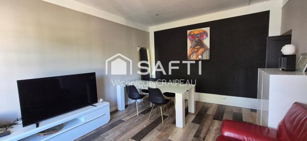 Appartement Type 4 en centre ville avec cave et garage.