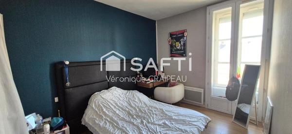 Appartement Type 4 en centre ville avec cave et garage.