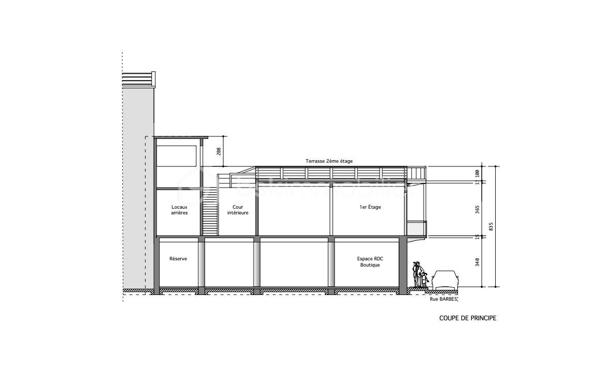 Immeuble mixte de 340 m²