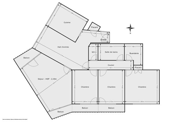 Appartement Nantes 95m² avec vue Loire