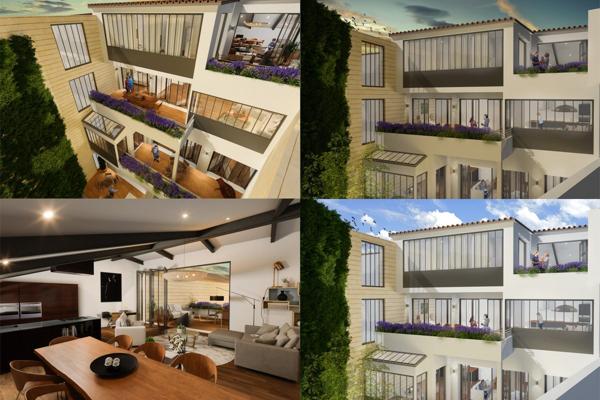 Plateaux Bordeaux centre: Ascenseur -Terrasse - Cave - Parking 