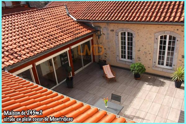 Maison de village de 245m2 en plein coeur de Montréjeau