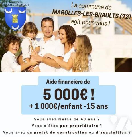 MAISON de 100m² avec Garage sur MAROLLES LES BRAULTS