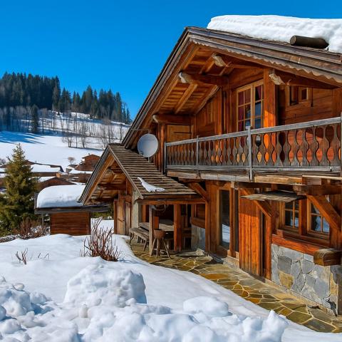 Chalet typique en Bois Megeve