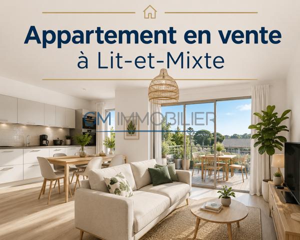 Appartement 3 pièces à Lit-et-Mixe – À découvrir sans tarder