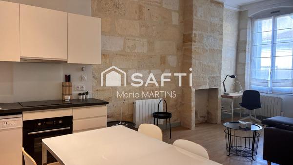 BORDEAUX, RUE DU JARDIN PUBLIC - APPARTEMENT T2 VENDU, LOUE - SPECIAL INVESTISSEURS