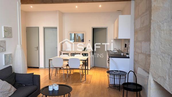 BORDEAUX, RUE DU JARDIN PUBLIC - APPARTEMENT T2 VENDU, LOUE - SPECIAL INVESTISSEURS