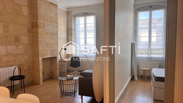 BORDEAUX, RUE DU JARDIN PUBLIC - APPARTEMENT T2 VENDU, LOUE - SPECIAL INVESTISSEURS
