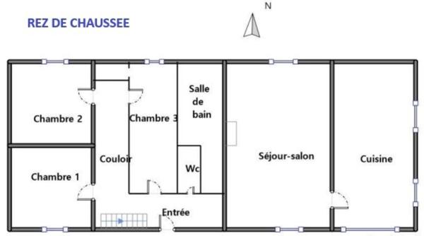 Maison en pierre familiale de 245m² - jardin de + de 1600m² - 4 chambres