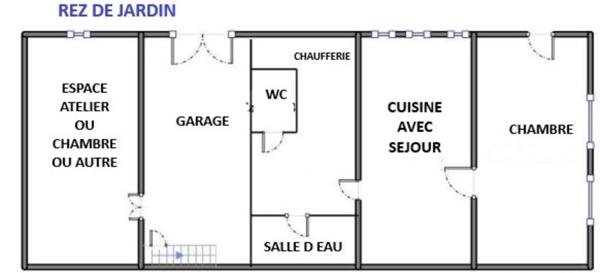 Maison en pierre familiale de 245m² - jardin de + de 1600m² - 4 chambres