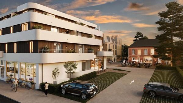 appartement T4 neuf à vendre BOIS GUILLAUME 76230, surface hab 145.24 m2 + 2 balcons 21 m2 + 2 parks