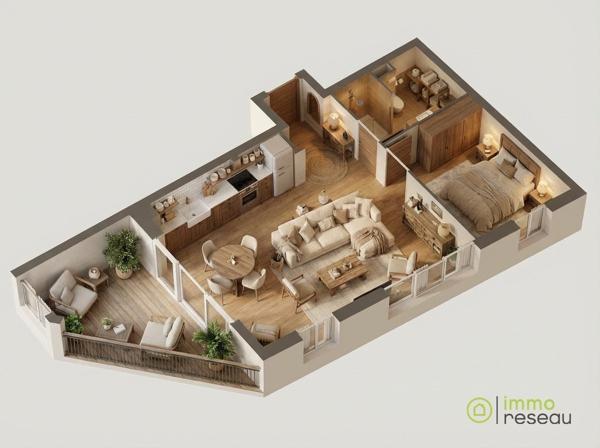 Appartement en frais réduits à CUCQ (62780)