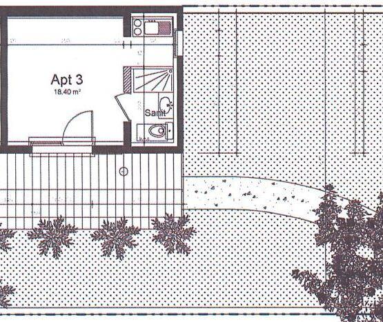 Studio 1 pièce - 20 m2 - 44300 NANTES - 580 cc