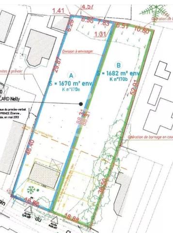 PORNICHET, terrain constructible de 1 682 m²