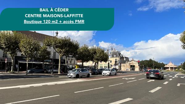 Cession de bail Maisons-Laffitte 118 m2