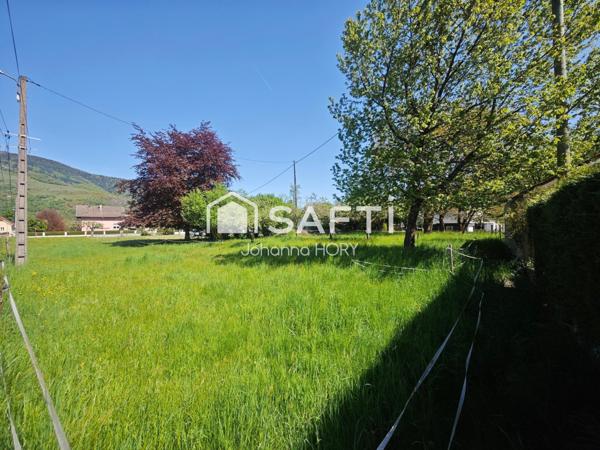 Terrain plat à bâtir et pré 30 ares