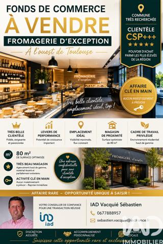 Alimentation​ à vendre 82 m² Tournefeuille