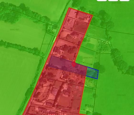 Terrain constructible de 1864m² sur Trémeven