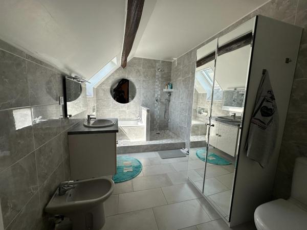 Maison 98 m², sans travaux, cour, terrasse et cave